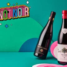 Germany bottle first spread with Pinot Noir logo