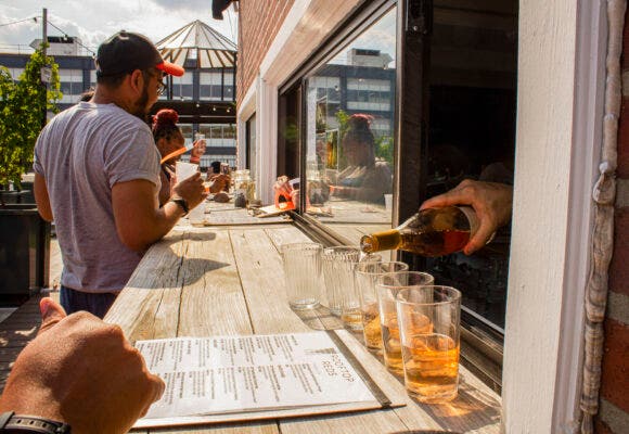 A summertime tasting on high at Rooftop Reds