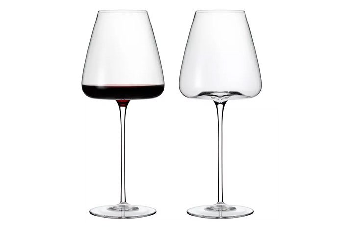 Wine Enthusiast Fleur Handblown Cabernet Sauvignon Wine Glasses (Set of 2)